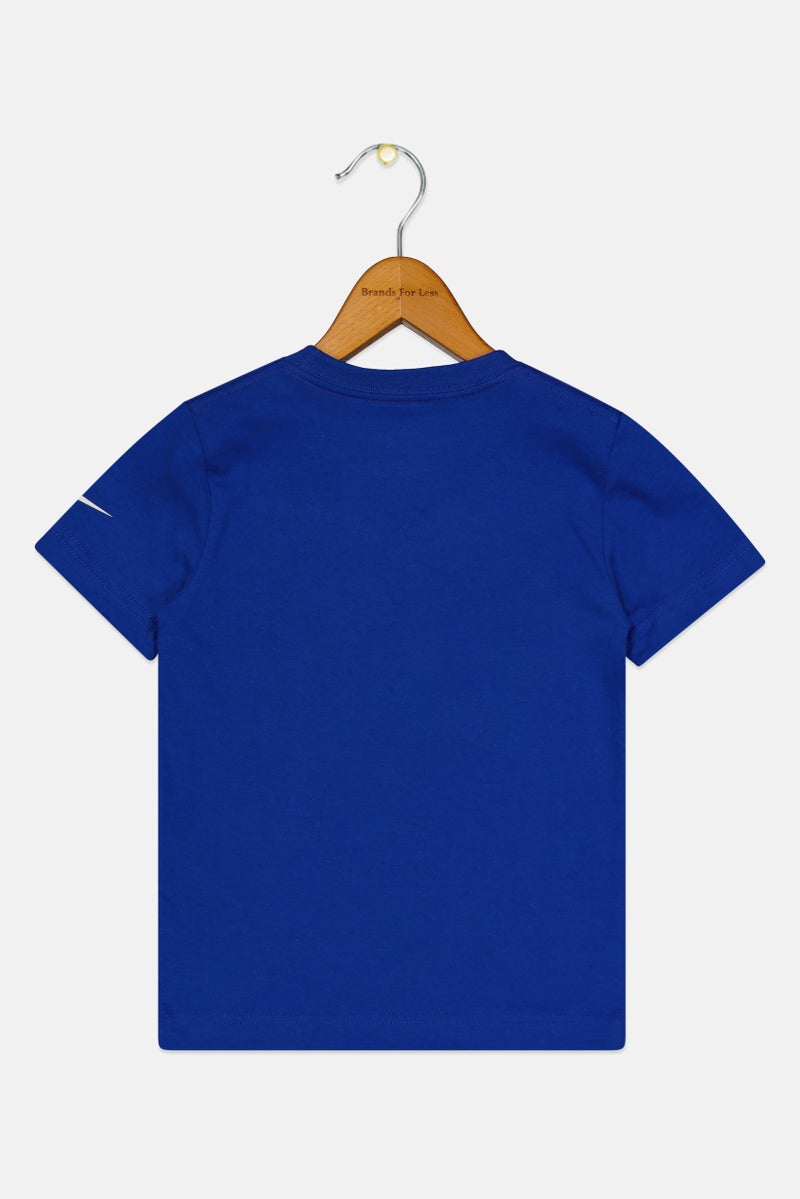 Nike 3Brand by Russell Wilson Toddlers Boy Graphic Print Short Sleeve T-shirt, Hyper Blue - Image 2